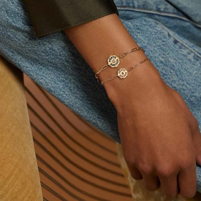 Bracelets Marlo Laz Wee PB Bracelet Pink Tourmaline