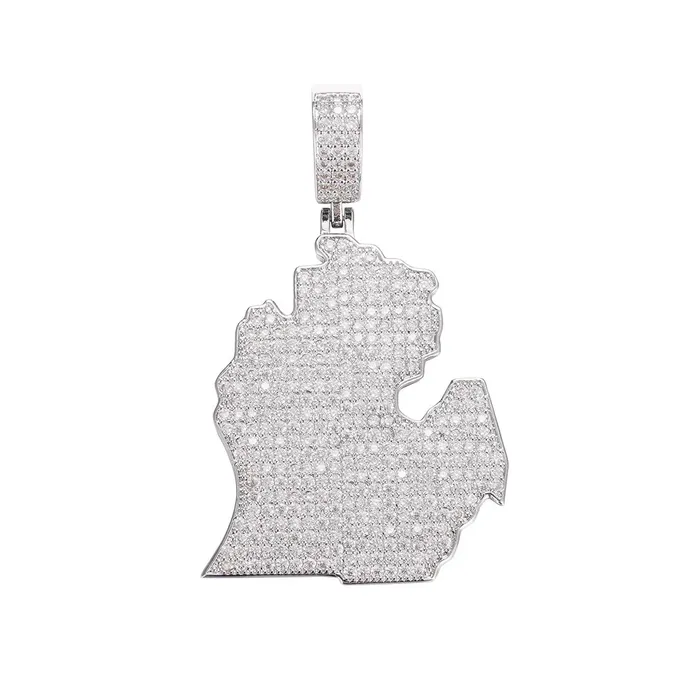 Necklaces icezeusshop Custom Michigan State Pendant