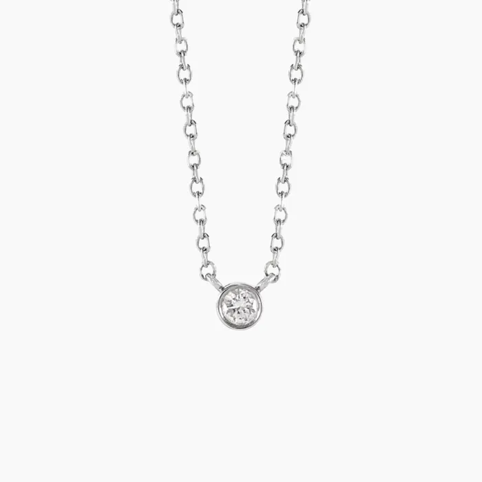 Necklaces misha hawaii Mini Diamond Solitaire Necklace