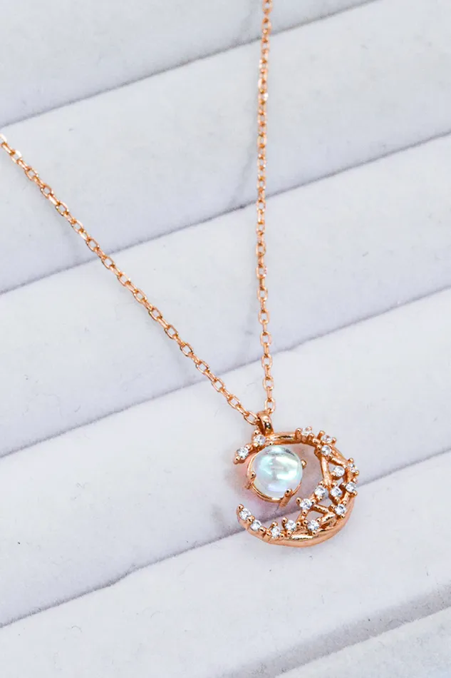 Trendsi Necklaces Where It All Began Moon Pendant Necklace