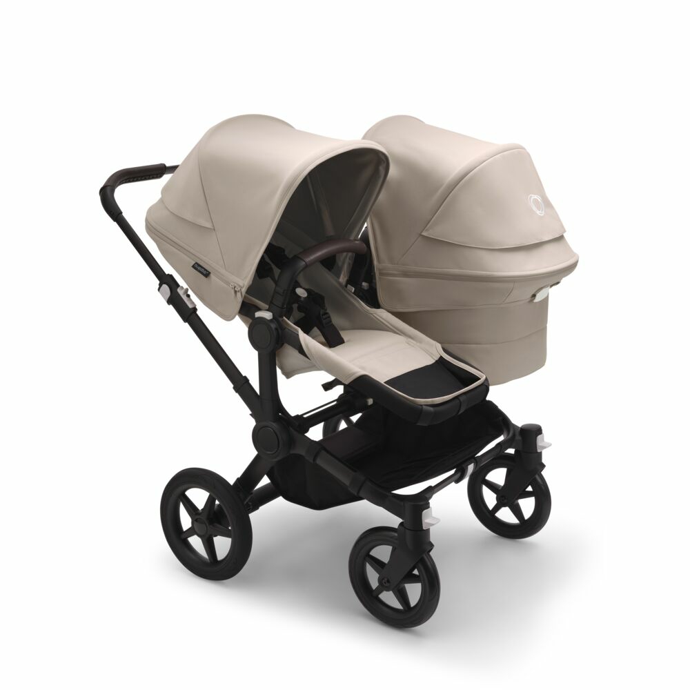 Bugaboo Donkey5 |  Donkey5 Duo Stroller – Black/Desert Taupe Bugaboo Beige