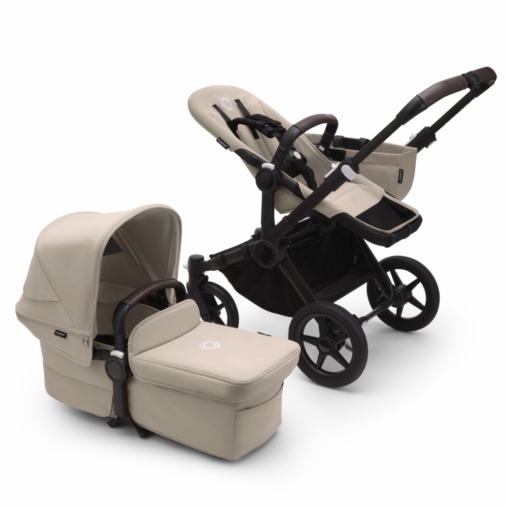 Bugaboo Donkey5 |  Donkey5 Mono Stroller – Black/Desert Taupe Bugaboo Beige