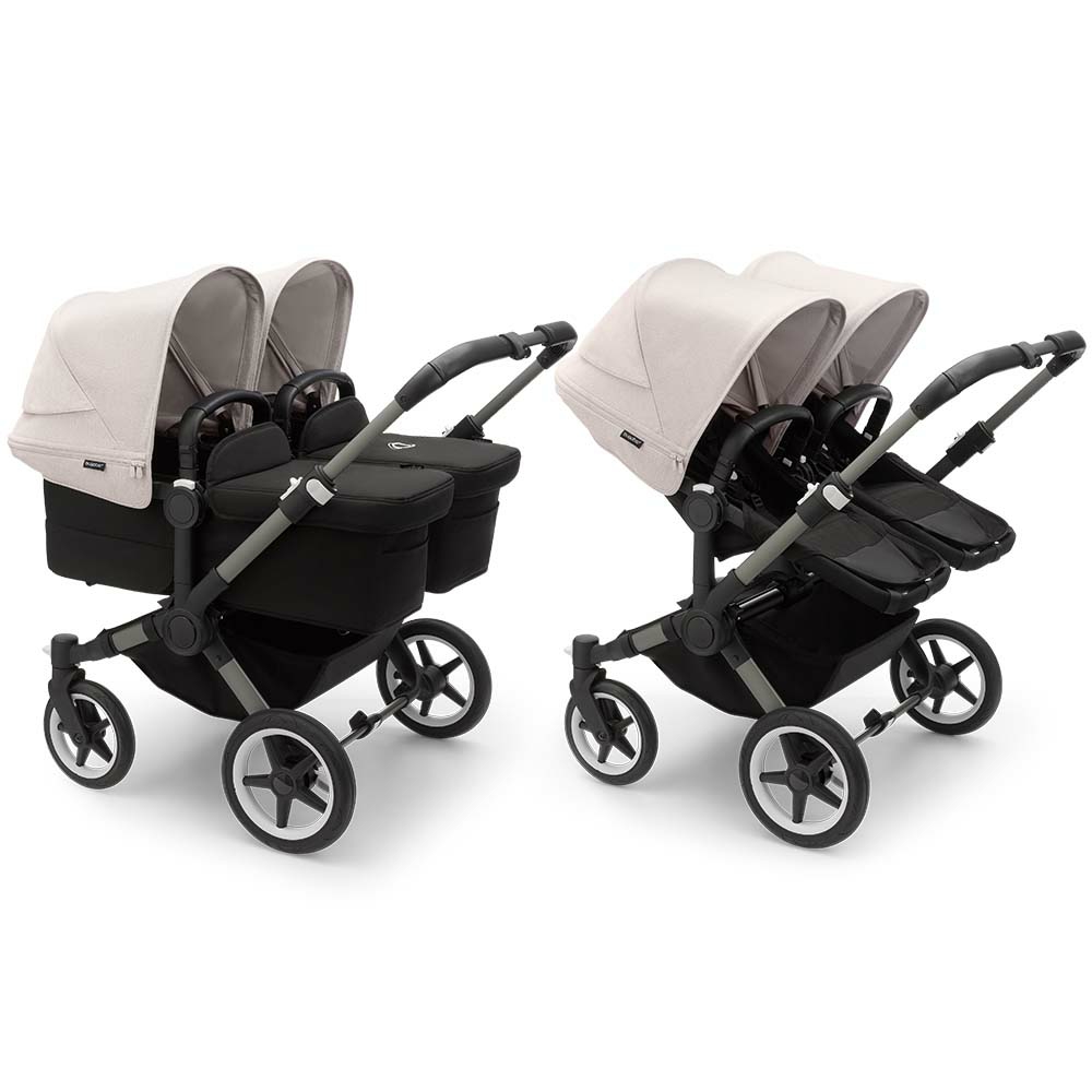 Bugaboo Donkey5 |  Donkey5 Twin Stroller – Graphite/Midnight Black Bugaboo Bugaboo Donkey5