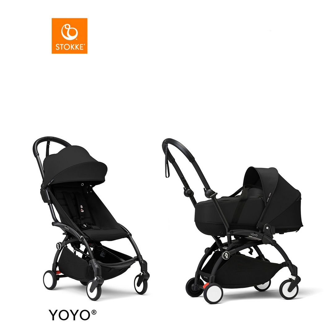 Strollers |  ® Yoyo3 Complete Stroller With Bassinet – Black Frame Stroll Strollers