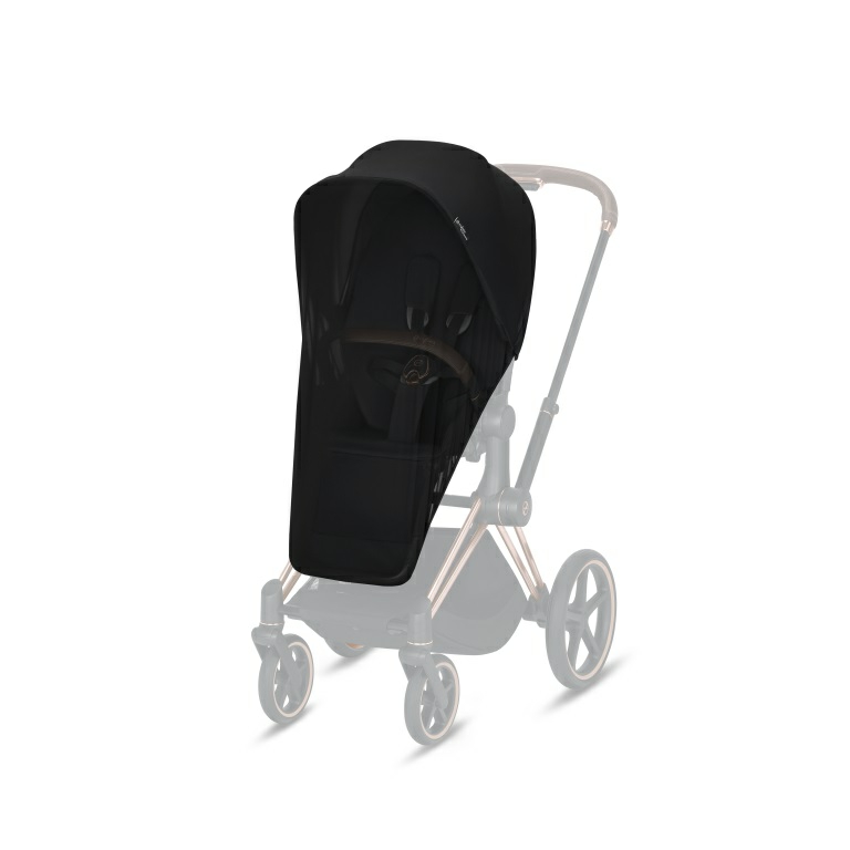 Strollers |  Priam/Mios Insect Net Lux Seats Stroll Black